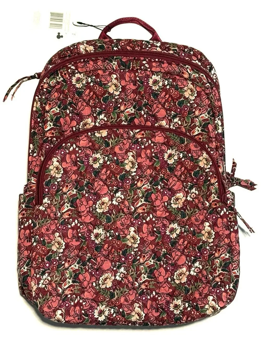 Vera Bradley Minnie Mouse Daisy Duck Hidden Hearts Lrg Backpack Bag Travel EXACT